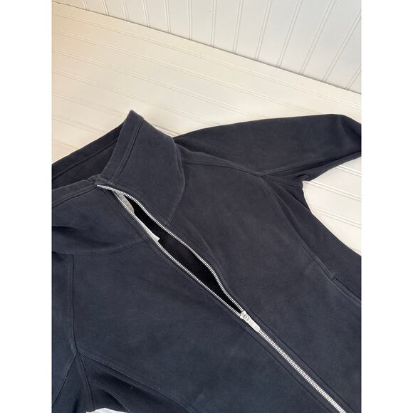 Lululemon Black Radiant Jacket II Full Zip Active Performance Running Gym Sz 10 - Picture 7 of 8